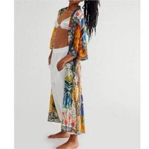 Free People Violet Duster Kimono